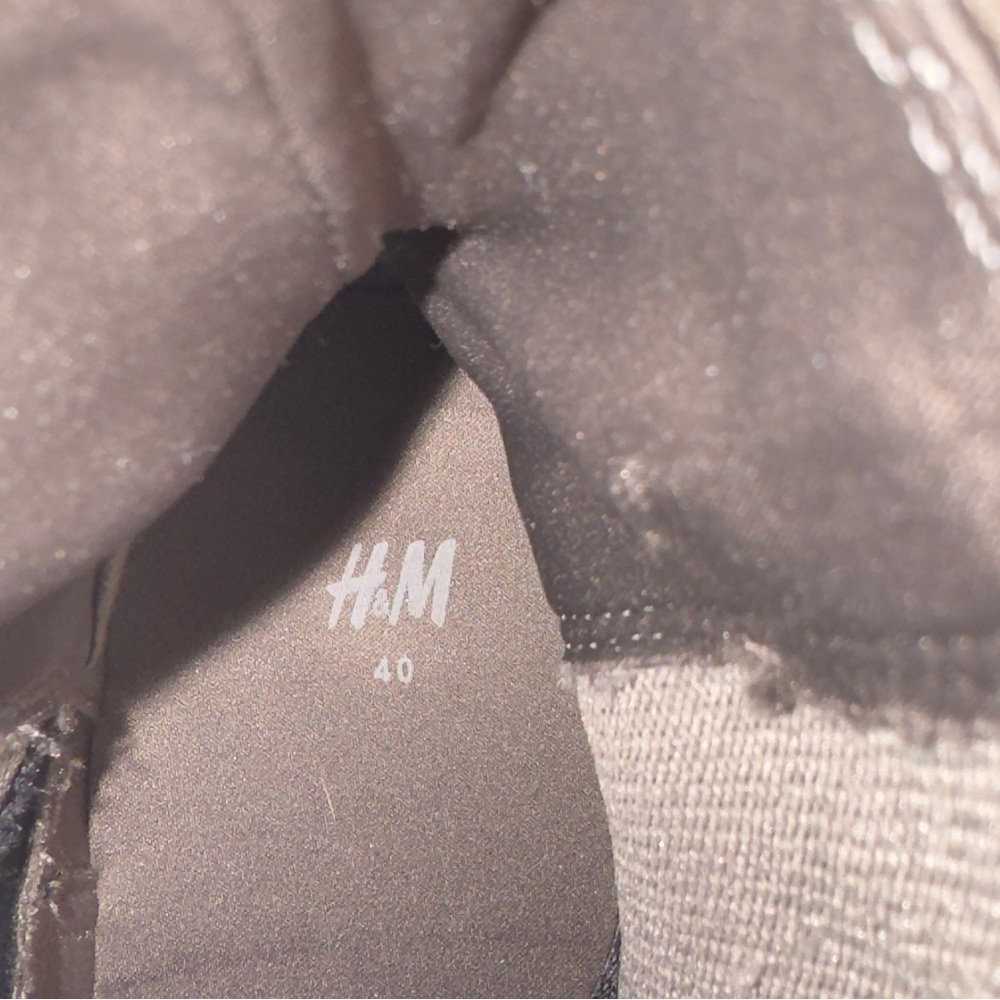 H&M Sueded Pull On Booties Sz 40 - Picture 11 of 12